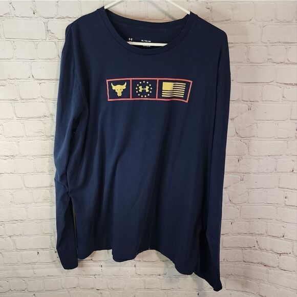 Mens Under Armour "Respect" loose longsleeve shirt, size XL - Picture 1 of 4